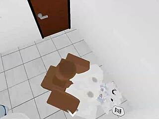 random slut bends over for monster bbc pounding in condo roblox style