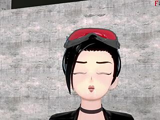 robin busted watching harley quinn halloween hentai flick