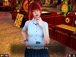 Double Homework 06: Dating cute petite redhead Johanna roleplay game
