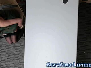 i caught teenage shoplifter now she RIDES me so hard in shop!!