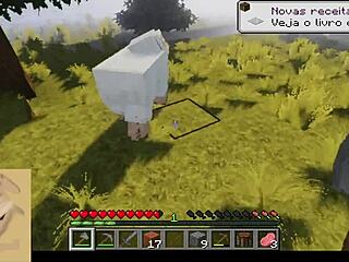 Gostosa rocks minecraft gameplay with hot moves and skills