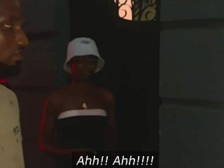 juicy tits bounce wildly as i bend friend's sister over for quick monster cock doggystyle squirt fuck