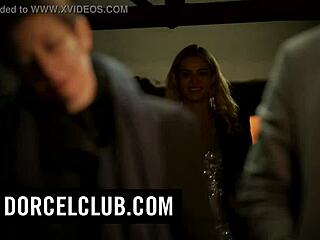 Blonde and brunette wives in lingerie tempt old French cuckold for one steamy Paris night?