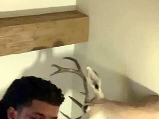 Huge Black Cock Pounds Ebony Babe in Hotel Missionary Hard