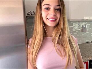 Tiny 18+ Roommate Molly Little Accidentally Fucked by Alex Adams Big Cock