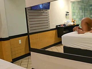 hot latina housewife flashes tits flashes ass and fingers her tight hole suggestively