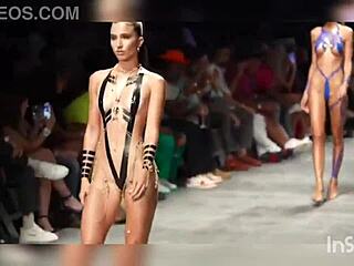 Black Swimsuit Runway Model's Ass Exposed in Sex Tape Edition