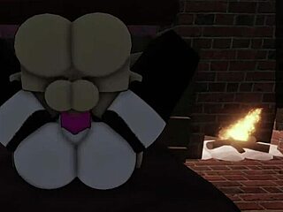 damn that witch gets fucked rough on roblox, cum everywhere 🔥💦