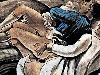 Vintage Erotic Art Captures Raw Antique Passion