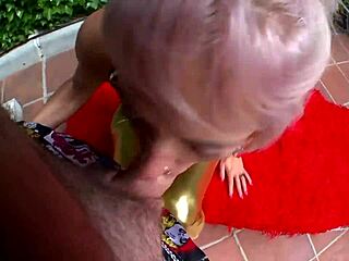 Nicky Wayne Gapes Asshole Deep in High Heels Outdoors