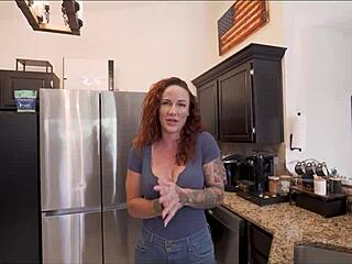 oh god risky thanksgiving fuck with stepson bent over creampie cowgirl