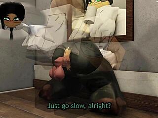 full office quickie pounding my submissive teen gf's pussy doggystyle 😈 bent over monster cock pov