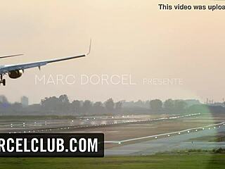 Blonde and brunette wives in lingerie tempt old French cuckold for one steamy Paris night?