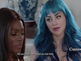 watch jewelz blu and ana foxx's squirting cunts go wild after breakup fails!