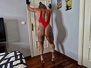 muscular dana xmuscles deepthroats and rides neighbors cock wildly