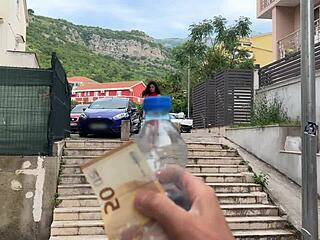 can this beauty pass the public agent stranger sex test outdoors