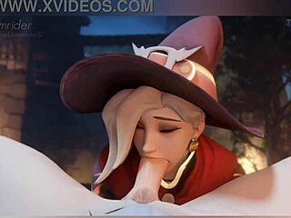 Overwatch Mercy's blonde compilation hints at steamy big cock moments