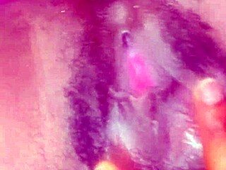 Behold My Bushy Hairy Black Ebony Pretty Pussy Up Close!