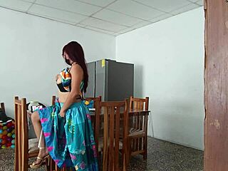 Sinful Latina Maid Spreads Cute Pussy For Daddy Domination