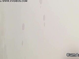 imagine this slut gulping down every thick load after her face gets drenched in hot jizz