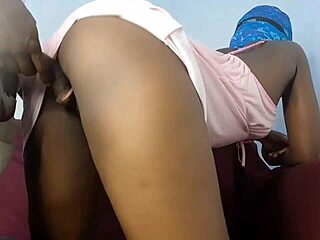 WOW, MASKED LATINA FLASHES HER HUGE NATURAL TITS AND FAT ASS!