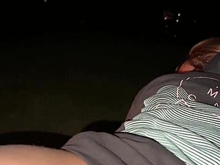 Using my pussy outdoors at camp risking getting caught fucking