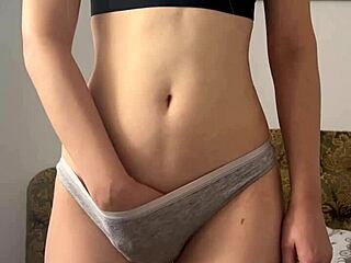 petite college slut maiskii rubs shaved pussy to moaning wet orgasm with toys and perfect skinny body