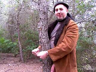 Lusty Latina Lass Devours Two Cocks in Homemade Threesome