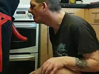 Pegging Boyfriend's Ass in Kitchen, Cornfield, Bathroom Ass-to-Mouth Part 7