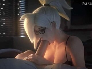 Overwatch Mercy's blonde compilation hints at steamy big cock moments