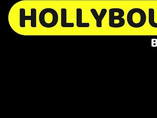 brunette babe takes huge dildo anal backstage during erotic interracial photoshoot bts