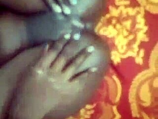 Kenyan Girl Wiggles Big Ass Clit And Tits Wildly On Bed