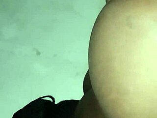 Hot sexy ebony stepsis rides my big black cock close-up till I cum in her hairy wet pussy??