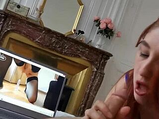 my girl sucks me off watching french amateur porn