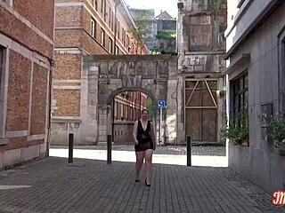 Alice Belle MILF Offers Her Tits, Ass, and Pussy in FFM Group Fuck