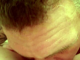 Amateur Whore Laps Up Dripping Pussy Juice In Frenzied Tongue Feast Devouring Every Fold!