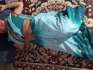 Hot Desi Indian sister-in-law seduces brother-in-law for dorm domination fingering pussy sex in sexy see-through