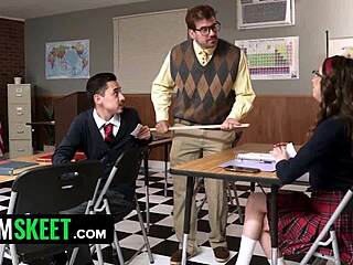 classroom threesome nikki nicole camilla cream lesbian lick pussy newcomer debate muff diving