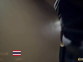 Johntronx wakes up fucks thai babe doggystyle tight pussy big tits creampie pov interracial