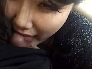 hot 18+ chinese teen sucks pretty blowjob deep