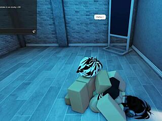 random roblox slut found and her fat tits ass get monster cock brain-melted rough