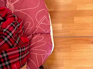 Hermanastra mexicana Nataly seduces professor with orgasmic taboo cumshot