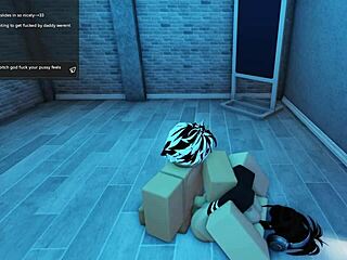 random roblox slut found and her fat tits ass get monster cock brain-melted rough