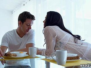 busty valentina nappi grinds curvy tits on thick cock