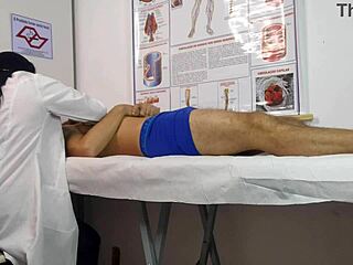 nurse notices patient's huge cock rising and grabs it for rough hospital blowjob