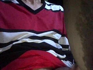 Old man jerks monster cock fast in market parking lot outdoors