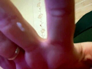 Mysterious Goth Girl Fingers Dripping Pussy in Intimate Close-Up Solo Play