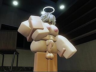 roblox babe sips creamy milk surprise straight from the source 😏 creampie fun