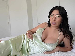 Fucked big-titty Latina stepsis Cami Strella during parents' wedding