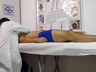 nurse notices patient's huge cock rising and grabs it for rough hospital blowjob